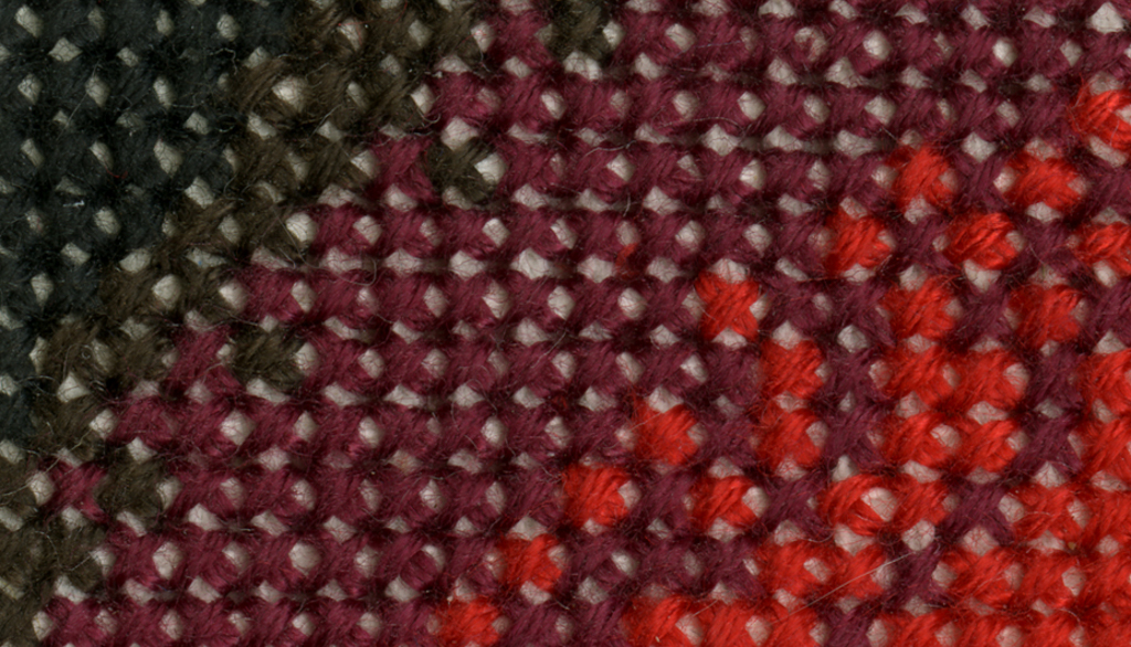 10080 stitches, Five colors (2005) work in progress photoset