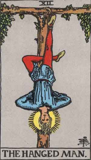 November 2020 Insider post–the Hanged One in Tarot